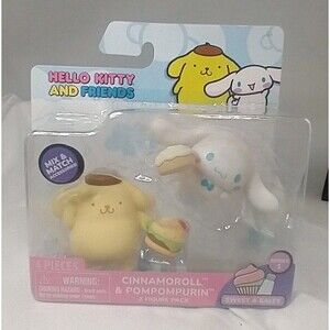 Hello Kitty & Friends 2 Figure Pack Cinnamoroll & Pompompurin Series 1